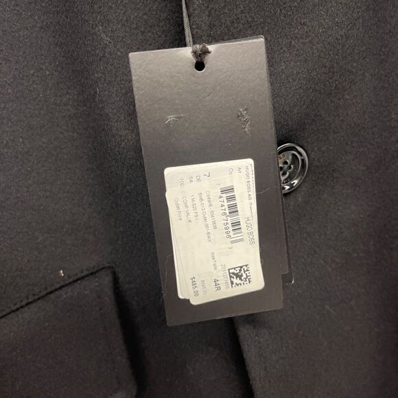 BOSS Cashmere Wool Coxtan8 Coat BLACK - Picture 5 of 6